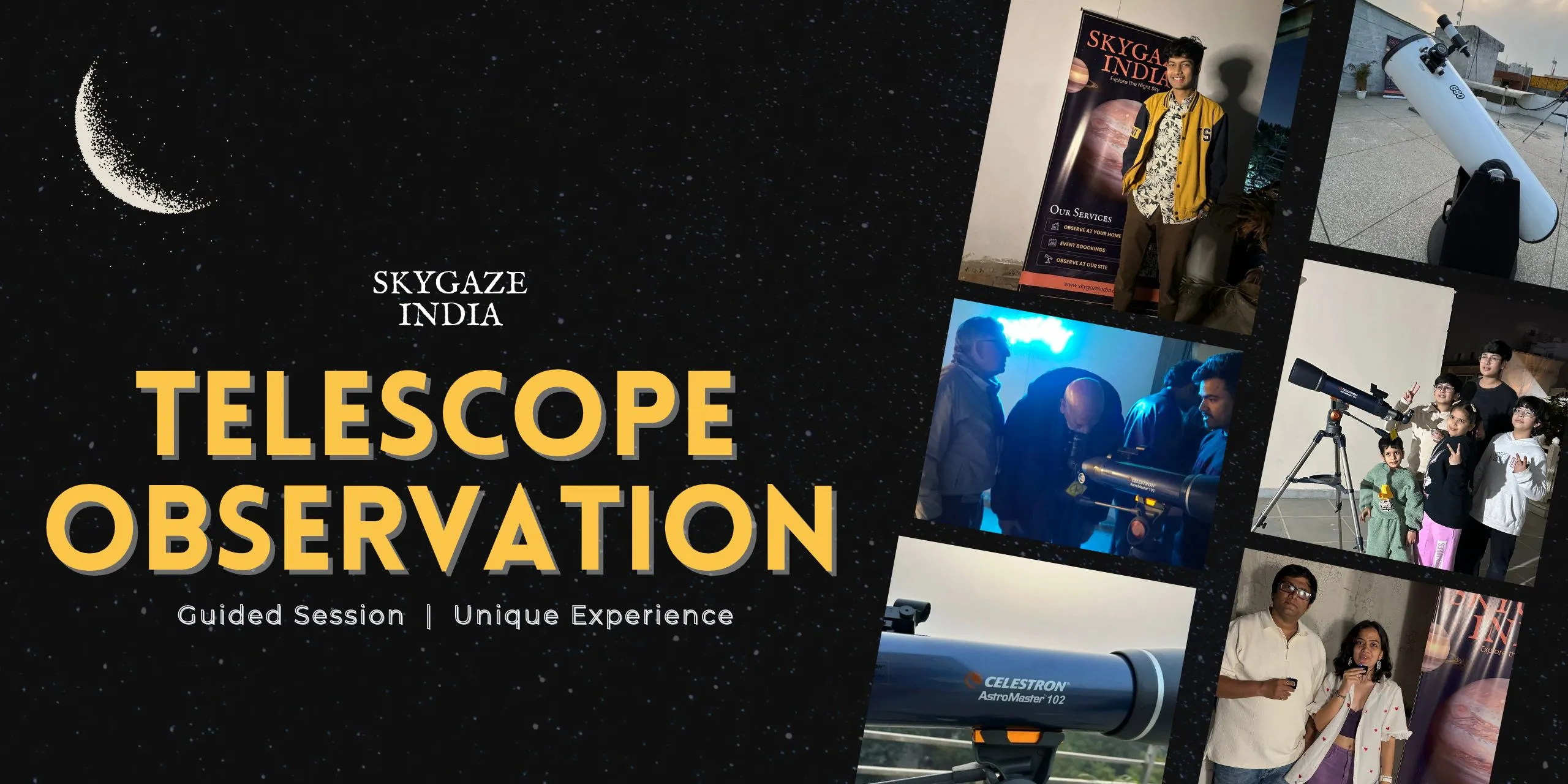 Telescope Observation: Moon